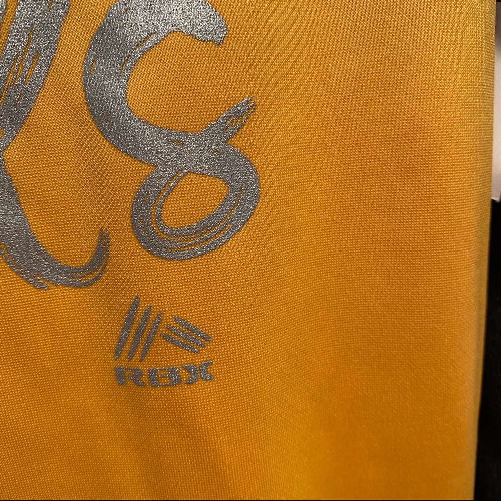 NWT - Girls RBX Sweatshirt & Leggings - Yellow Matching Outfit w/ Rainbow Heart - Picture 4 of 16